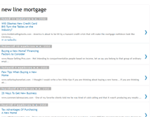 Tablet Screenshot of newlinemortgage.blogspot.com