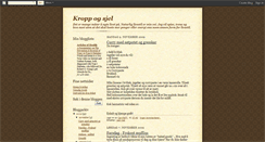 Desktop Screenshot of kroppogsjel.blogspot.com