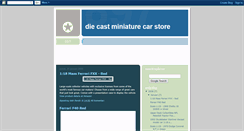 Desktop Screenshot of diecaststore.blogspot.com