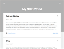 Tablet Screenshot of myncisworld.blogspot.com