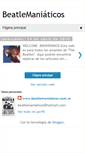 Mobile Screenshot of beatle-maniaticos.blogspot.com