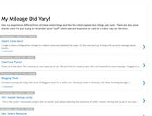 Tablet Screenshot of mymileagedidvary.blogspot.com