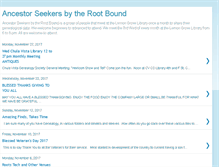 Tablet Screenshot of ancestorseekersbytherootbound.blogspot.com