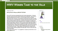 Desktop Screenshot of mwvwomentaketothehills.blogspot.com