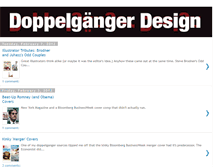 Tablet Screenshot of doppelgangerdesign.blogspot.com