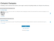Tablet Screenshot of chrissiebee.blogspot.com