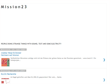 Tablet Screenshot of mission23.blogspot.com