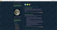 Desktop Screenshot of ciudadluna.blogspot.com
