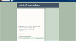 Desktop Screenshot of life-insurance-atlanta.blogspot.com