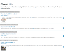 Tablet Screenshot of chooselife00.blogspot.com