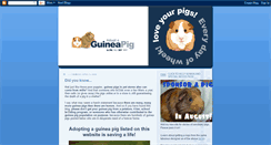 Desktop Screenshot of adoptaguineapig2.blogspot.com