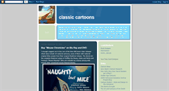 Desktop Screenshot of classiccartoons.blogspot.com