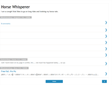 Tablet Screenshot of horsewhispering.blogspot.com