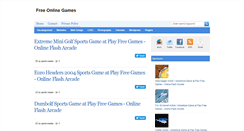 Desktop Screenshot of onlinegamesin.blogspot.com