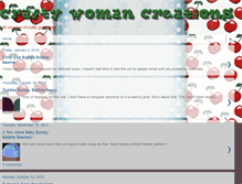 Tablet Screenshot of crafty-woman.blogspot.com