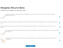 Tablet Screenshot of mongolianbow.blogspot.com