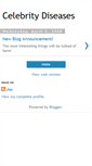 Mobile Screenshot of celebritydiseases.blogspot.com