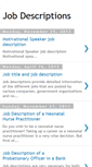 Mobile Screenshot of freejobdescriptions.blogspot.com