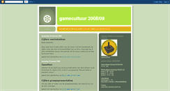 Desktop Screenshot of gamecultuur2008.blogspot.com