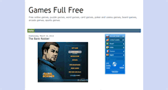 Desktop Screenshot of gamesfull4freee.blogspot.com