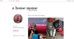 Desktop Screenshot of ahousemouse.blogspot.com