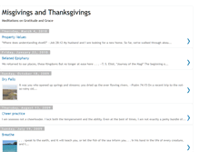 Tablet Screenshot of misgivingsthanksgivings.blogspot.com