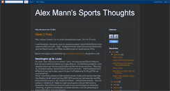Desktop Screenshot of alexsmann.blogspot.com