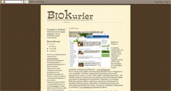 Desktop Screenshot of biokurier.blogspot.com