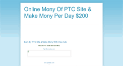 Desktop Screenshot of mony-of-ptc.blogspot.com