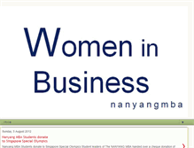 Tablet Screenshot of nanyangmbawomen.blogspot.com