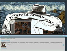 Tablet Screenshot of losviajesdegenoves.blogspot.com