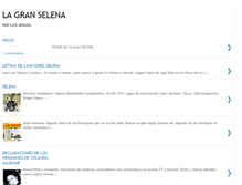 Tablet Screenshot of lavidadeselena.blogspot.com