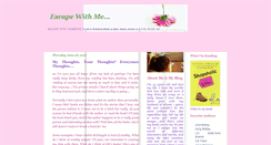 Desktop Screenshot of escapewithmeintoadifferantworld.blogspot.com