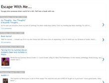 Tablet Screenshot of escapewithmeintoadifferantworld.blogspot.com