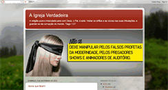 Desktop Screenshot of aigrejaverdadeira.blogspot.com