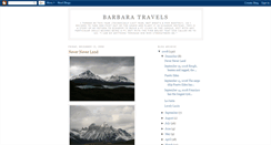 Desktop Screenshot of barbarawalkertravels.blogspot.com