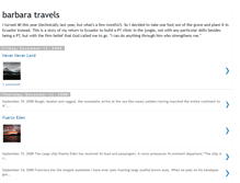 Tablet Screenshot of barbarawalkertravels.blogspot.com