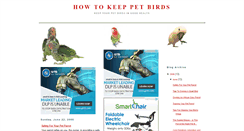 Desktop Screenshot of keepingpetbirds.blogspot.com