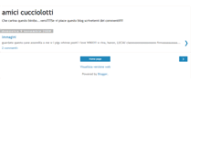 Tablet Screenshot of amicicucciolotti.blogspot.com