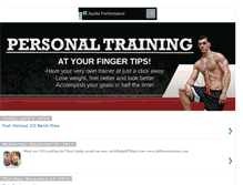 Tablet Screenshot of abfitnesstrainer.blogspot.com