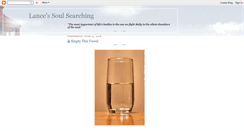 Desktop Screenshot of lancessoulsearching.blogspot.com