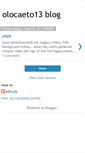 Mobile Screenshot of olocaeto13.blogspot.com