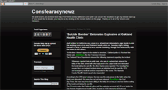 Desktop Screenshot of consfearacynewz.blogspot.com