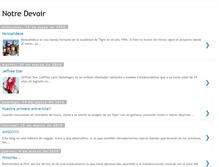 Tablet Screenshot of notre-devoir.blogspot.com