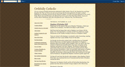 Desktop Screenshot of orthfullycatholic.blogspot.com