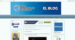 Desktop Screenshot of emprendedoresloscabos.blogspot.com