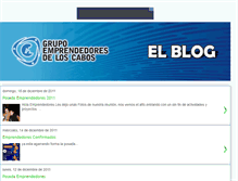 Tablet Screenshot of emprendedoresloscabos.blogspot.com