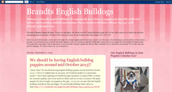 Desktop Screenshot of brandtsenglishbulldogs.blogspot.com