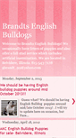 Mobile Screenshot of brandtsenglishbulldogs.blogspot.com