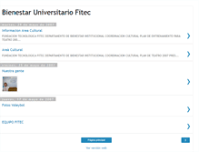 Tablet Screenshot of bienestarfitec07.blogspot.com